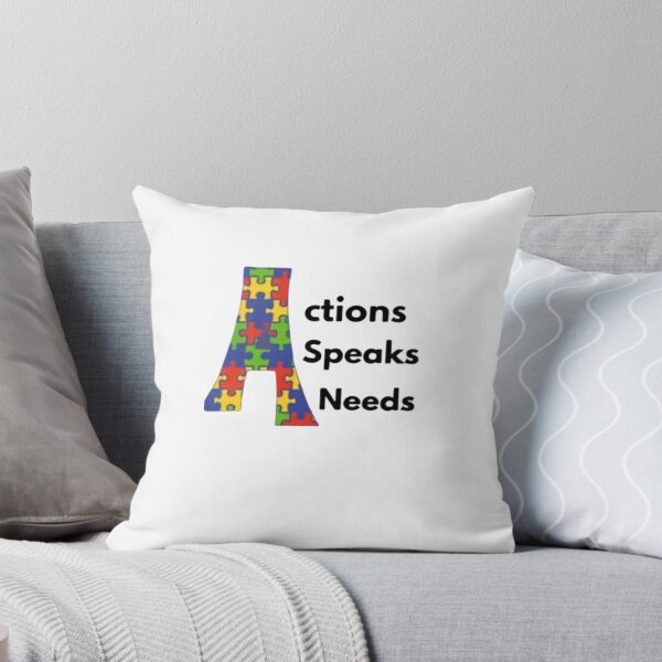 Item preview, Action Speaks Needs – Autism Acceptance & Neurodiversity Advocate Design designed and sold by TheInclusion.