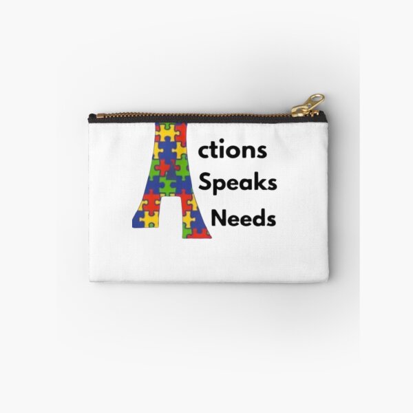 Item preview, Action Speaks Needs – Autism Acceptance & Neurodiversity Advocate Design designed and sold by TheInclusion.
