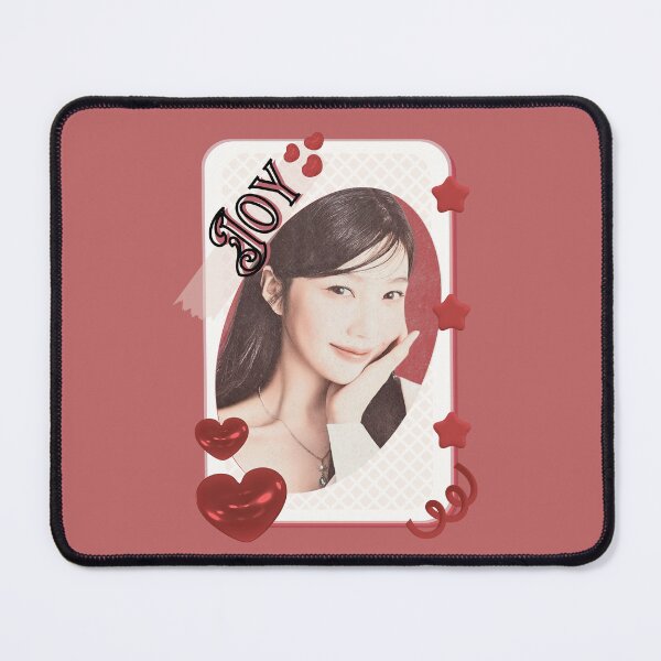 Item preview, Red Velvet Joy K-Pop Girl Art Group Portrait Irene Seulgi Wendy Joy Yeri portrait illustration Red Aesthetic Collage Design designed and sold by AJUNICE STUDIO.