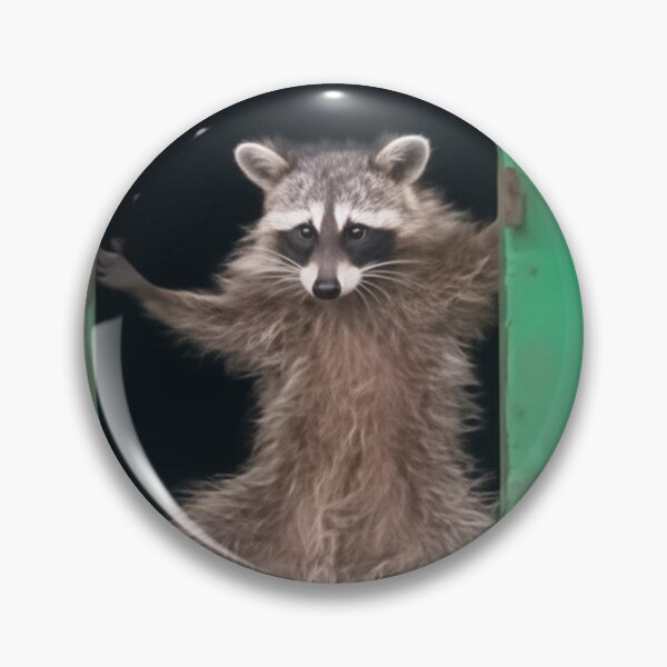 Item preview, Racoon in a green dumpster designed and sold by bloria.