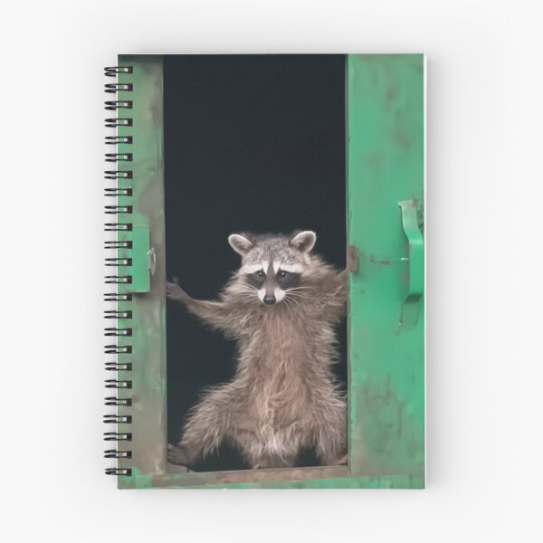 Item preview, Racoon in a green dumpster designed and sold by bloria.