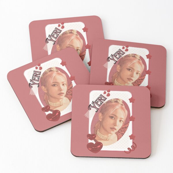 Item preview, Red Velvet Yeri K-Pop Girl Art Group Portrait Irene Seulgi Wendy Joy Yeri portrait illustration Red Aesthetic Collage Design designed and sold by AJUNICE STUDIO.