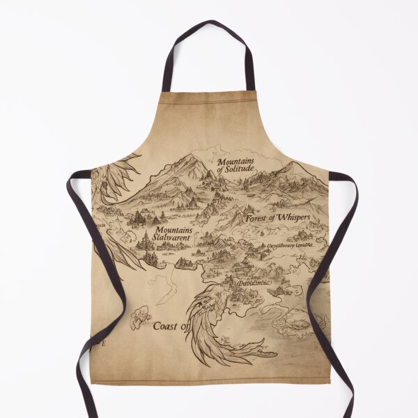 Item preview,  Coast of Legends Fantasy Map - Epic Dragon RPG Art designed and sold by JosuTheArtist.