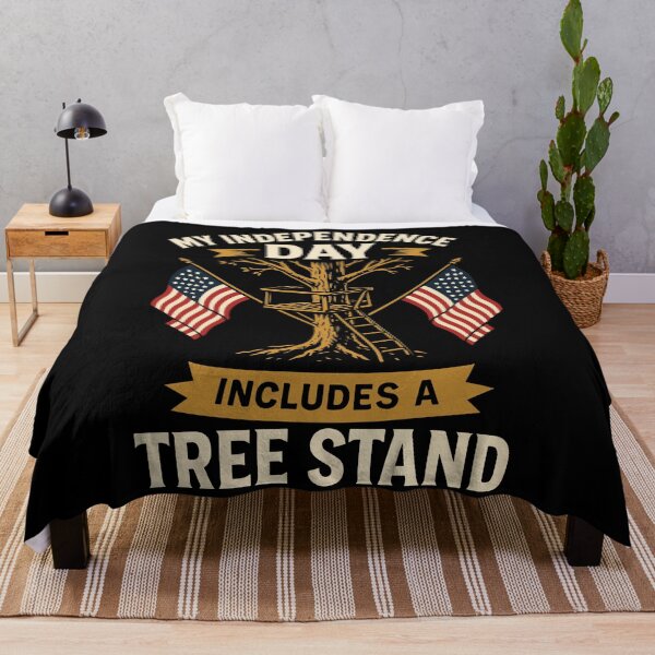 Item preview, My Independence Day Includes A Tree Stand Hunting designed and sold by LuminOrb.