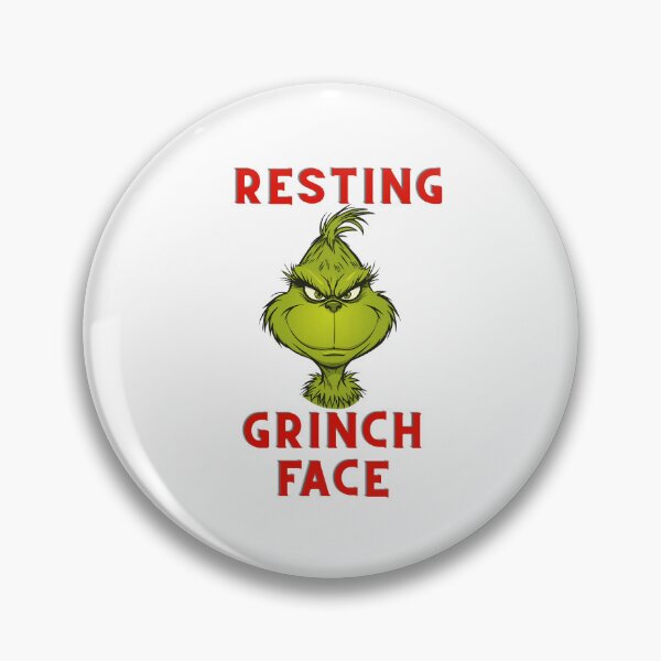 Item preview, Resting Grinch Face designed and sold by MCPtheArtiste.