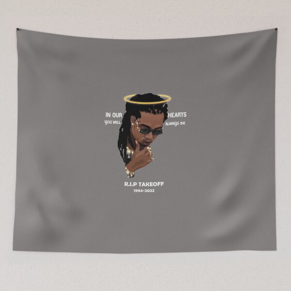 Item preview, RIP-TAKEOFF-MIGOS-SHIRT-RIP-RAPPER-TAKEOFF-MIGOS-MEMORIAL-GIFT-FOR-FANS-(1) designed and sold by CheyayLockett.