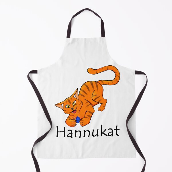 Item preview, Orange Hannukah Cat with Dreidel designed and sold by Batmantis275.