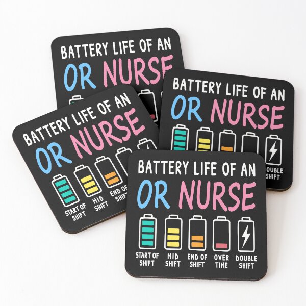 Item preview, Battery life of an OR nurse humor chart designed and sold by HandicraftArt.
