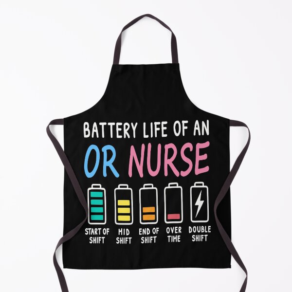 Item preview, Battery life of an OR nurse humor chart designed and sold by HandicraftArt.