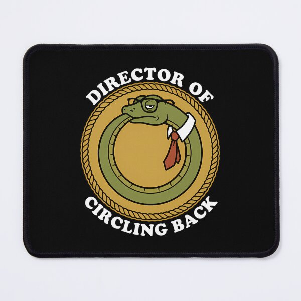 Item preview, Office Humor – Funny Corporate Jargon Circling Back Snake designed and sold by Mason-Pride.