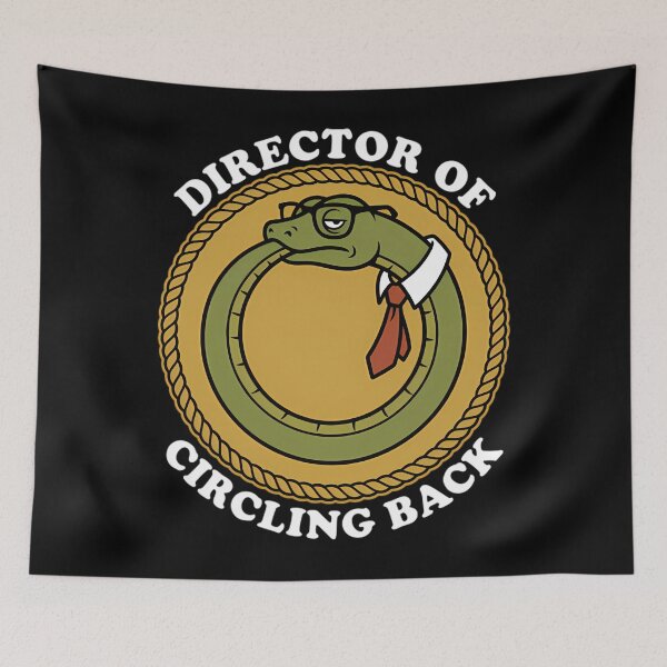 Item preview, Office Humor – Funny Corporate Jargon Circling Back Snake designed and sold by Mason-Pride.