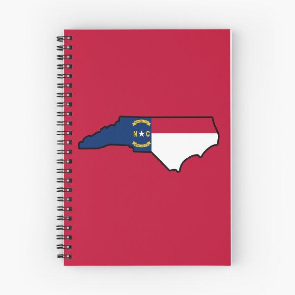 Item preview, State Flag Map of NORTH CAROLINA designed and sold by HFYD.