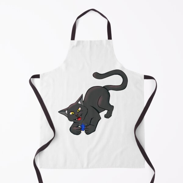Item preview, Black Hannukah Cat with Dreidel (no text) designed and sold by Batmantis275.