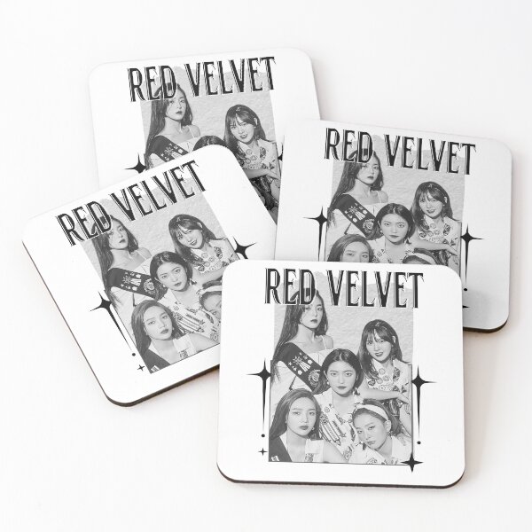 Item preview, Red Velvet K-Pop Girl Art Group Portrait Irene Seulgi Wendy Joy Yeri Scrapbook Collage Cozy Y2K Vintage Design designed and sold by HELL0WBELLO.