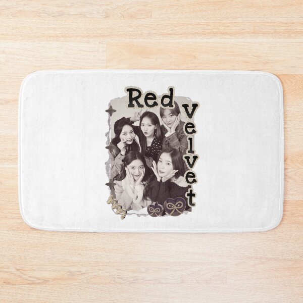 Item preview, Red Velvet K-Pop Girl Art Group Portrait Irene Seulgi Wendy Joy Yeri Scrapbook Collage Cozy Y2K Vintage Design designed and sold by HELL0WBELLO.