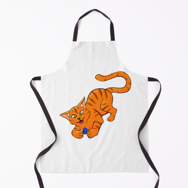 Item preview, Orange Hannukah Cat with Dreidel (no text) designed and sold by Batmantis275.