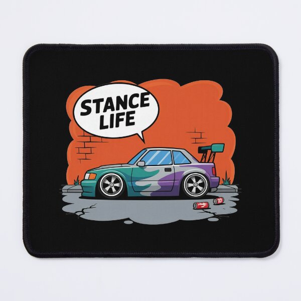 Item preview, Stance Life Slammed Car Cartoon Art designed and sold by MonkiFlipp.