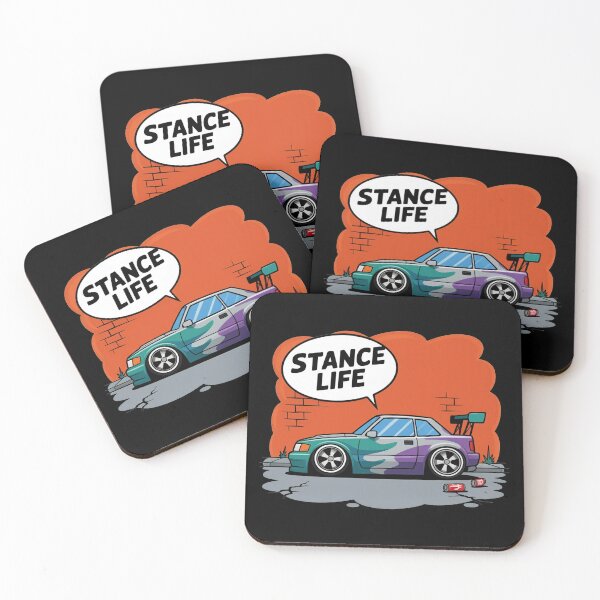 Item preview, Stance Life Slammed Car Cartoon Art designed and sold by MonkiFlipp.