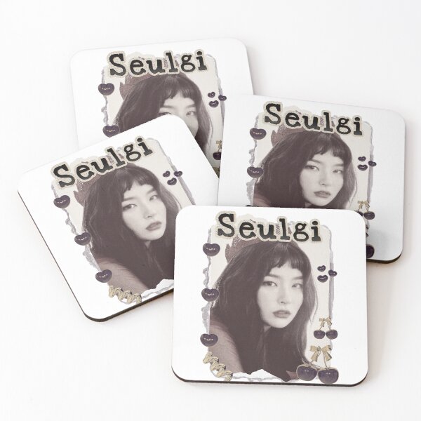 Item preview, Red Velvet Seulgi K-Pop Girl Art Group Portrait Irene Seulgi Wendy Joy Yeri Scrapbook Collage Cozy Y2K Vintage Design designed and sold by HELL0WBELLO.