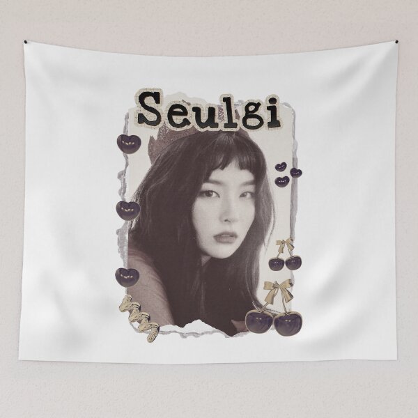 Item preview, Red Velvet Seulgi K-Pop Girl Art Group Portrait Irene Seulgi Wendy Joy Yeri Scrapbook Collage Cozy Y2K Vintage Design designed and sold by HELL0WBELLO.