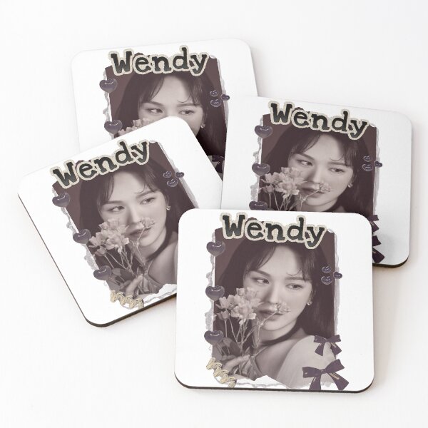 Item preview, Red Velvet Wendy K-Pop Girl Art Group Portrait Irene Seulgi Wendy Joy Yeri Scrapbook Collage Cozy Y2K Vintage Design designed and sold by HELL0WBELLO.