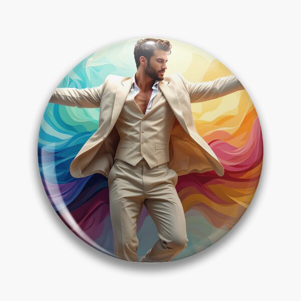 Item preview, Bailarines con trajes y colores en el aire. designed and sold by Plotterzebra.