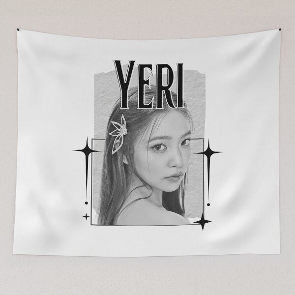 Item preview, Red Velvet Yeri K-Pop Girl Art Group Portrait Irene Seulgi Wendy Joy Yeri Scrapbook Collage Cozy Y2K Vintage Design designed and sold by HELL0WBELLO.