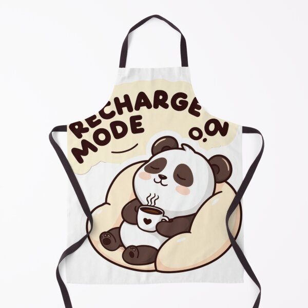 Item preview, Recharge Mode On Panda | Cute Lazy Panda Coffee Lover | Kawaii Relaxing Bear Design designed and sold by RouniBoutique.