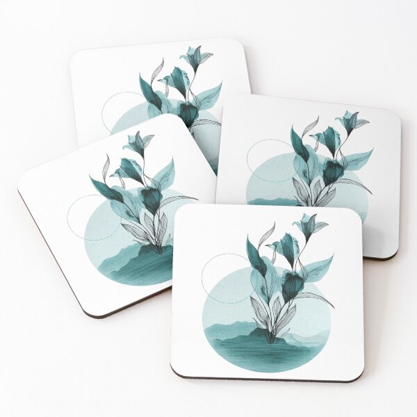 Item preview, Nature Aesthetic Watercolor — Surreal Plant Design designed and sold by Lol&love.