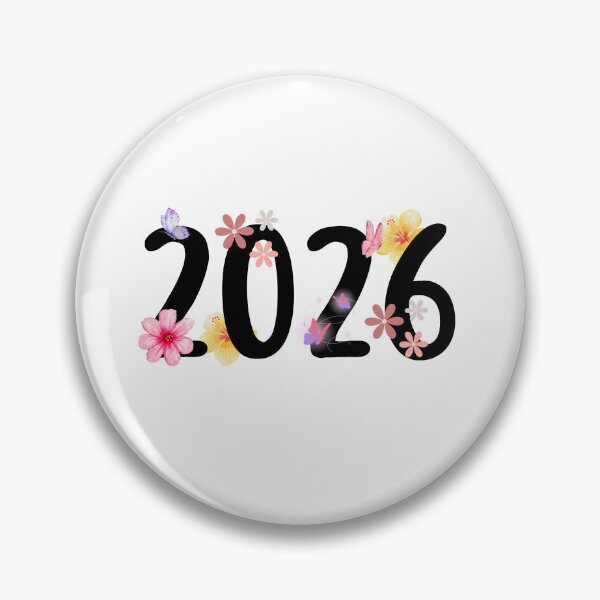 Item preview, New year 2026 hopeful flowers butterfly year designed and sold by Like it.