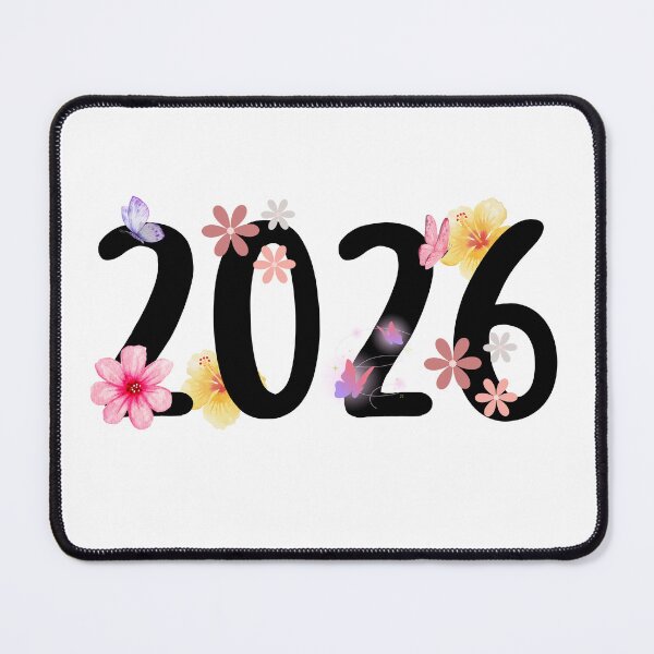 Item preview, New year 2026 hopeful flowers butterfly year designed and sold by Like it.