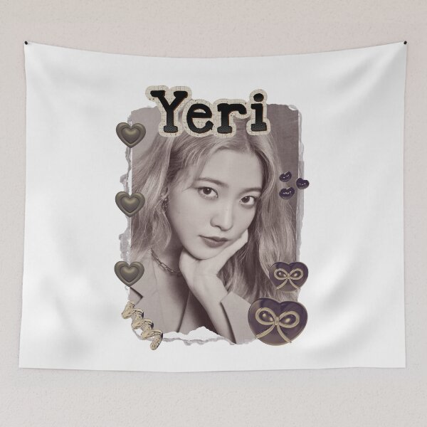 Item preview, Red Velvet Yeri K-Pop Girl Art Group Portrait Irene Seulgi Wendy Joy Yeri Scrapbook Collage Cozy Y2K Vintage Design designed and sold by HELL0WBELLO.