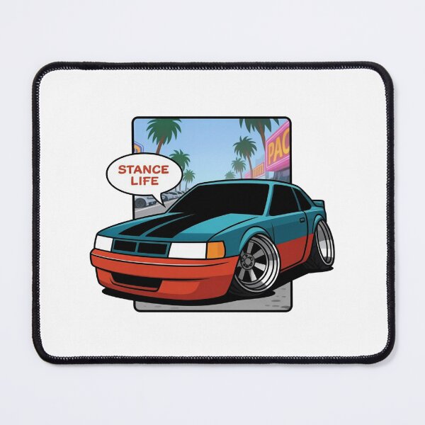 Item preview, Stance Life Slammed Car Cartoon Art designed and sold by MonkiFlipp.