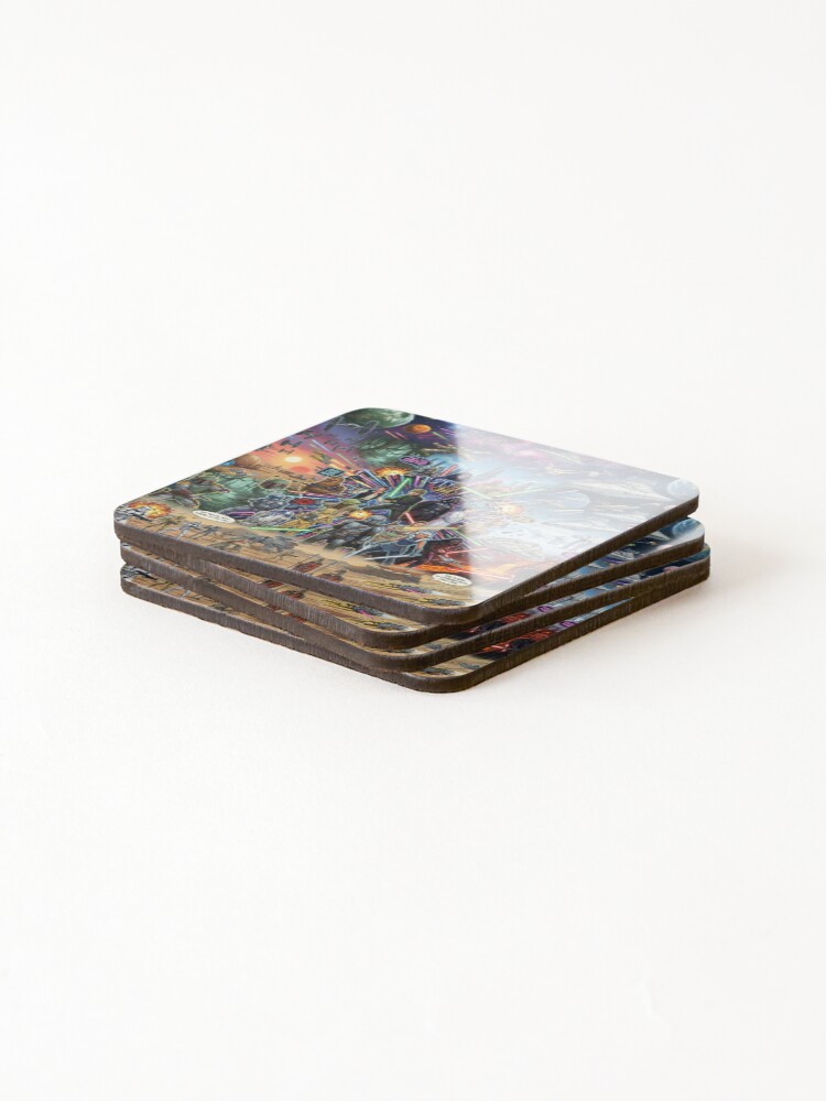 Thumbnail 4 of 5, Coasters (Set of 4), All in One designed and sold by Rozenta.