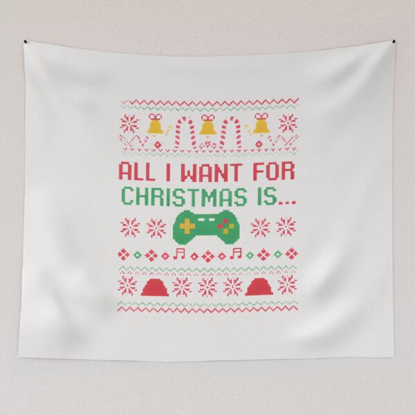 Item preview, Funny Gamer Christmas Shirt – All I Want for Christmas Is Gaming Gift designed and sold by wellie-chic.