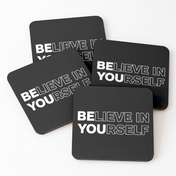 Item preview, Believe In Yourself / BE YOU Dual Message Motivational Quote designed and sold by AbcDigs Studio.