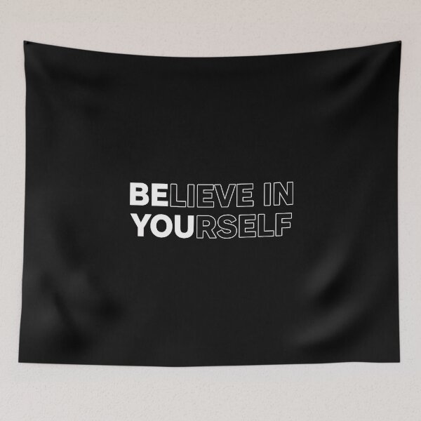 Item preview, Believe In Yourself / BE YOU Dual Message Motivational Quote designed and sold by AbcDigs Studio.