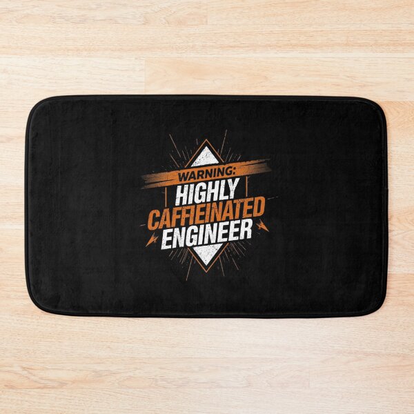 Item preview, Warning: Highly Caffeinated Engineer- coffee loverful design- Caffeine engineers  designed and sold by Happyhoo1.