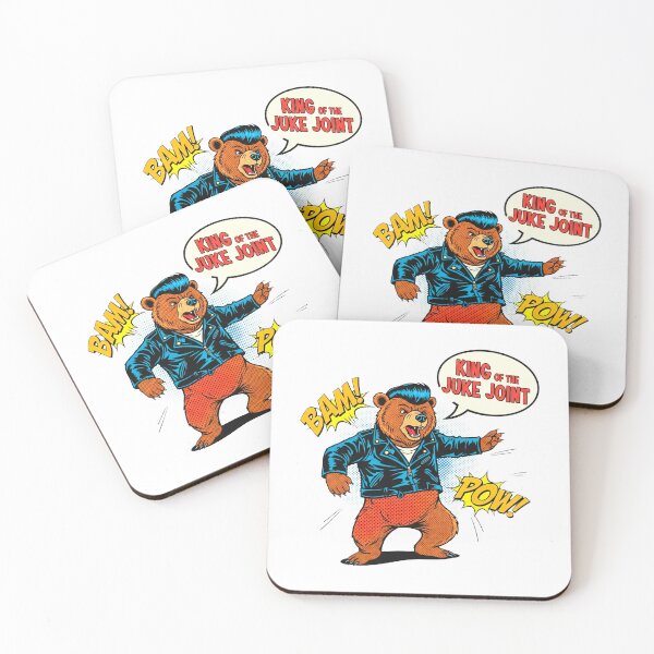 Item preview, Rockabilly Bear Comic Book Art Juke Joint designed and sold by SholoStudio.