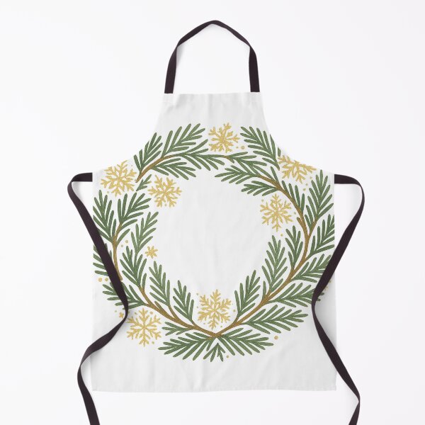 Item preview, Rustic Wreath of Pine Branches and Snowflakes  designed and sold by Fernova.