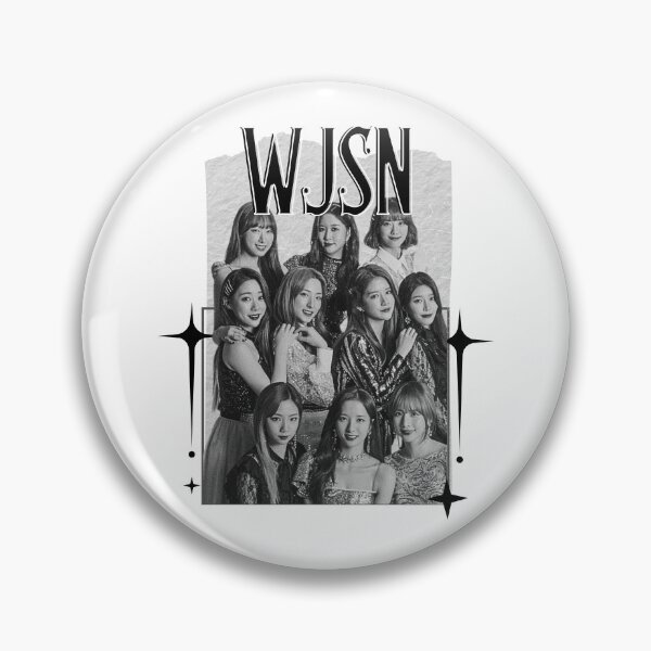 Item preview, WJSN Cosmic Girls K-Pop Portrait Art Kpop girl group members Scrapbook Collage Cozy Y2K Vintage Design designed and sold by HELL0WBELLO.