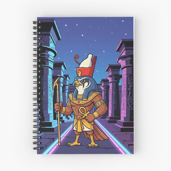 Item preview, Cartoon Horus in the Temple Path designed and sold by Stickerna.