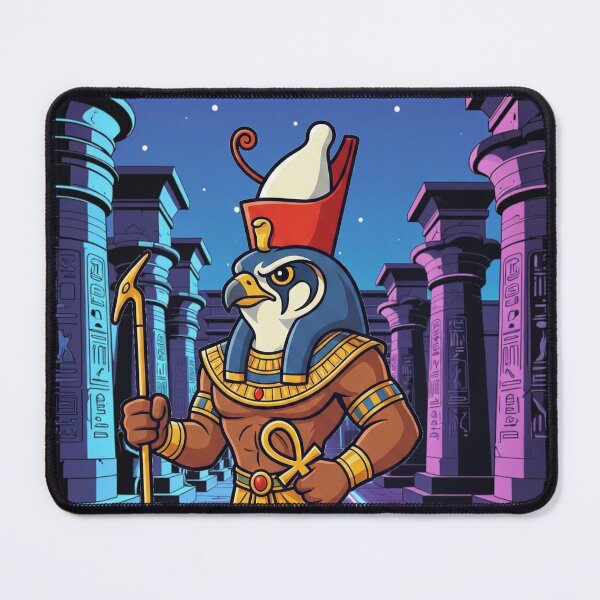 Item preview, Cartoon Horus in the Temple Path designed and sold by Stickerna.