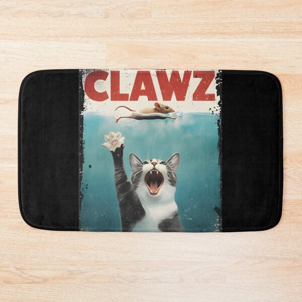 Item preview, CLAWZ Cat Jaws Movie Parody Funny Kitten Design designed and sold by AbcDigs Studio.
