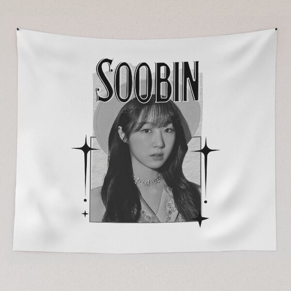 Item preview, WJSN Soobin Cosmic Girls K-Pop Portrait Art Kpop girl group members Scrapbook Collage Cozy Y2K Vintage Design designed and sold by HELL0WBELLO.