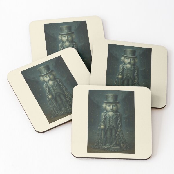 Item preview, Jacob Marley Nutcracker — Ghost in Chains Dickens Christmas designed and sold by Novel Works Studio.