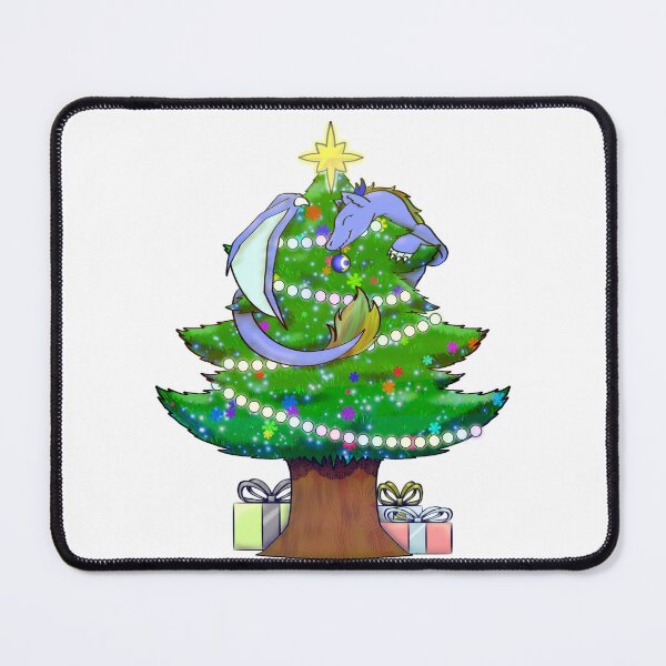 Item preview, Christmas Tree Dragon with snowflakes and sparkle lights designed and sold by Atscicel.