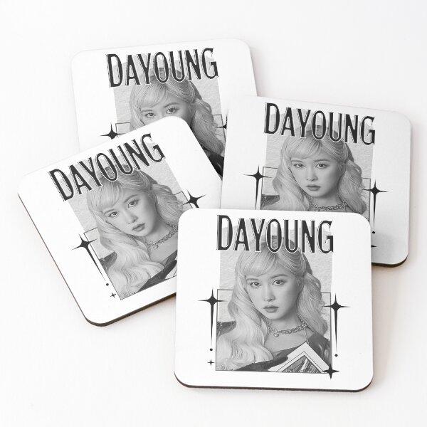 Item preview, WJSN Dayoung Cosmic Girls K-Pop Portrait Art Kpop girl group members Scrapbook Collage Cozy Y2K Vintage Design designed and sold by HELL0WBELLO.