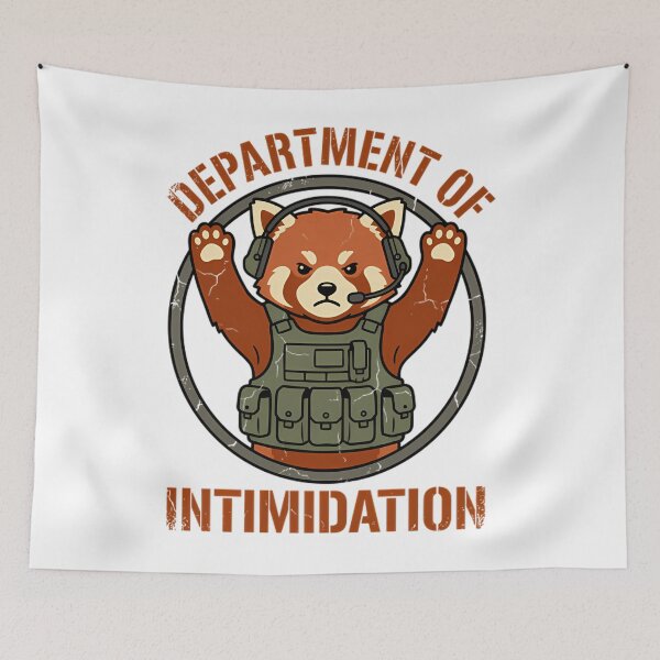 Item preview, Funny Tactical Red Panda Shirt – Cute Operator Gaming designed and sold by Mason-Pride.