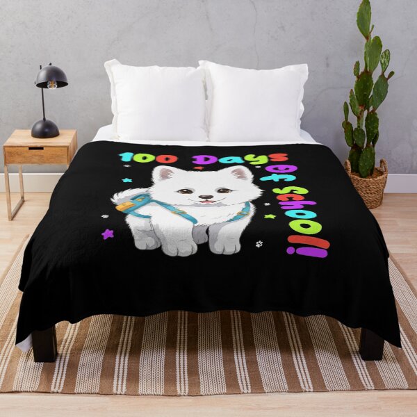 Item preview, Cute Samoyed Dog 100 Days of School Celebration Design - Dog Lovers designed and sold by The Real Life Symphony.
